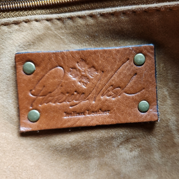 Patricia Nash Multitone Patchwork Leather Tote in Brown, Tan, Cream - Picture 3 of 5